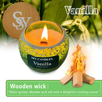 SSY Candle Best Vanilla Scented Candles Classic 3.5 oz Custom Scented Candle Best Candle Scents for Relaxation