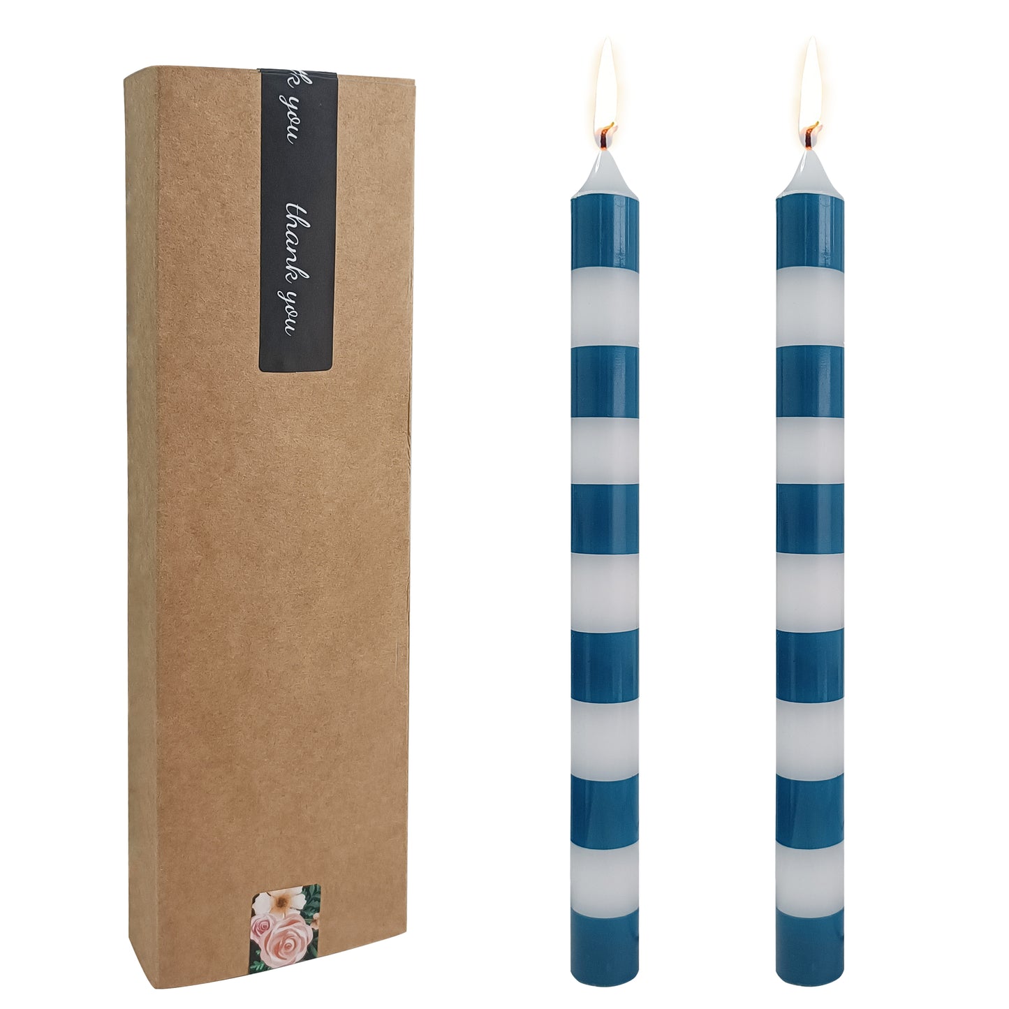 9.8 Inch Taper Candles Set of 2