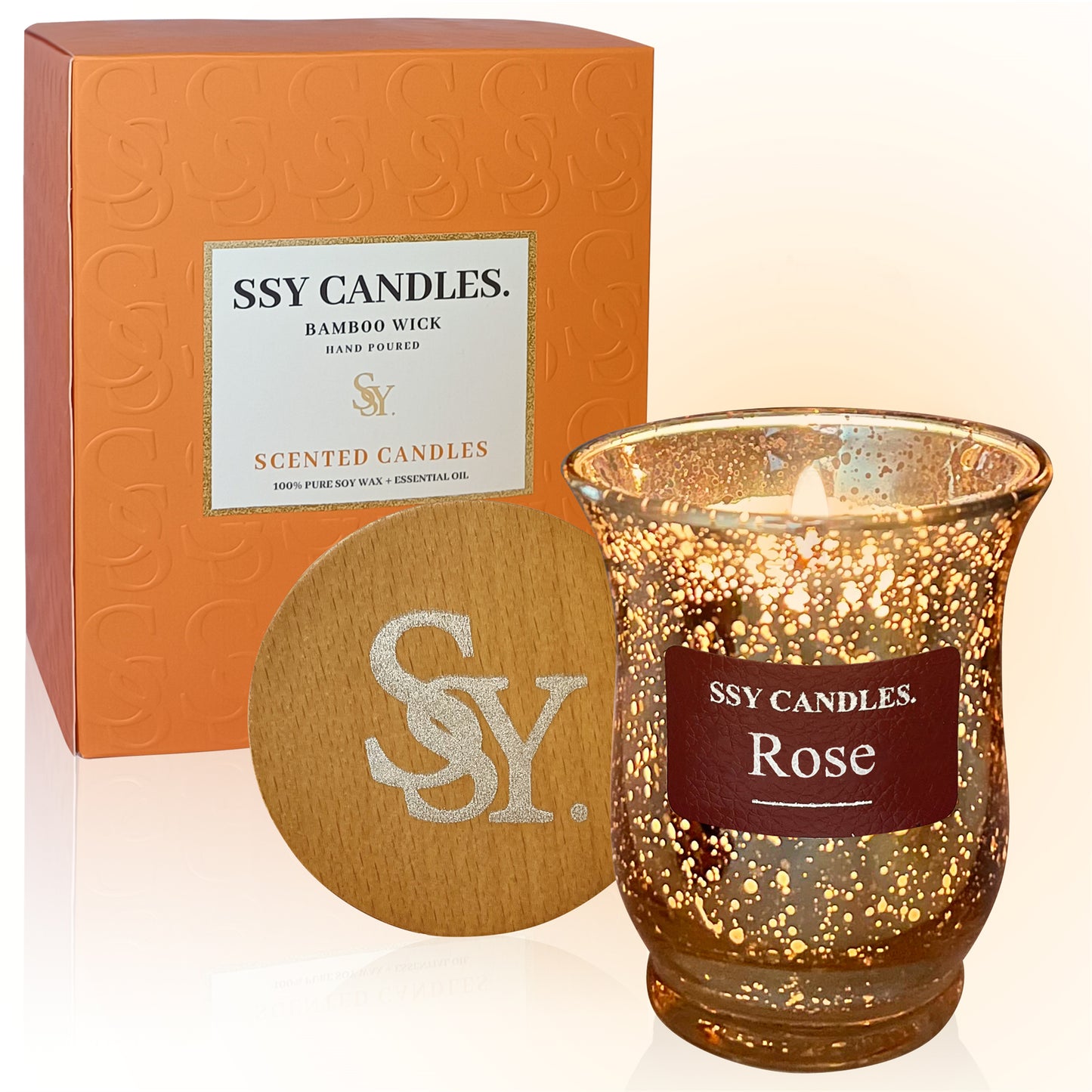 Vela SSY Las mejores velas perfumadas de rosas Velas Hhi, aromas de velas de primavera Velas hechas a mano Aromas de ciencia