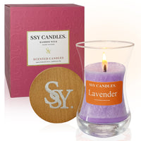 SSY Candle Lavender Scents Good Candle Scents Classic 3.5 oz Soy Candles Scented Flameless scented candles