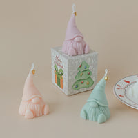 Magical Christmas：Christmas Decoration Modeling Scents Candles Fantastic Santa Gift Lavender