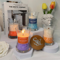 SSY Candle Sea salt Scent Best Long Lasting Scented Candles Classic 3.5 OZ Scented Candle Wax