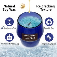 SSY Scented Candles Sea Salt Romantic Candle Scents Jar Candle Popular Candle Scents Various Colors