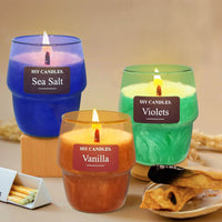 Velas aromáticas románticas y relajadas Velas aromáticas de vainilla Venta al por mayor Olor popular a velas