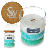 SSY Scented Candles Three Color Mix Scented Candles Custom Scented Candles Orange Scented Candles Sea Salt