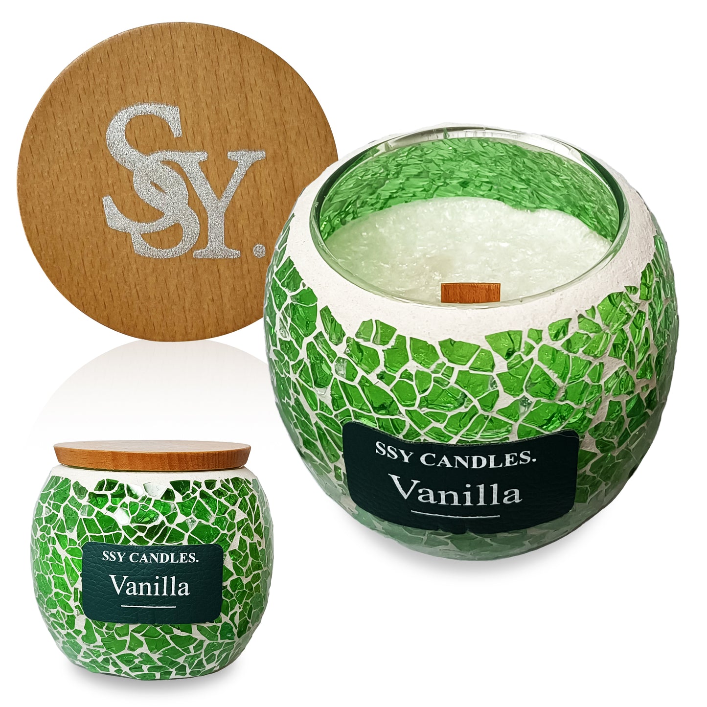 Vela SSY Las mejores velas aromáticas de vainilla Clásicas Velas perfumadas personalizadas de 3.5 oz Los mejores aromas de velas para la relajación