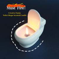 Must Fire！Creative Funny Mini Toilet Shape Vela perfumada Westin White Tea 