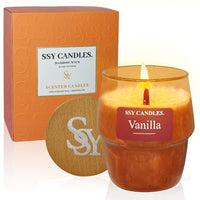 SSY Velas perfumadas Vainilla Velas románticas Velas en tarro Velas populares Aromas Varios colores 