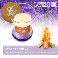 SSY Vela Vela perfumada de lavanda Especias de alta calidad Velas perfumadas a granel Woodwick Candle Scents