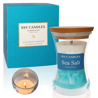 SSY Candle Sea salt Scent Best Long Lasting Scented Candles Classic 3.5 OZ Scented Candle Wax