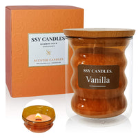 SSY Velas perfumadas Vela de cera de soja perfumada de verano para el hogar Mejor regalo Vela perfumada Vainilla