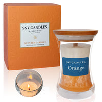 SSY Candle Orange Scented Fall Candle Scents Classic 3.5oz Jar Single Wick Candle Scent List