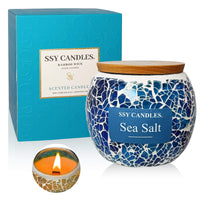 SSY Velas perfumadas Sea Salt Classic 3.5 oz Vela perfumada personalizada Los mejores aromas de velas para la relajación