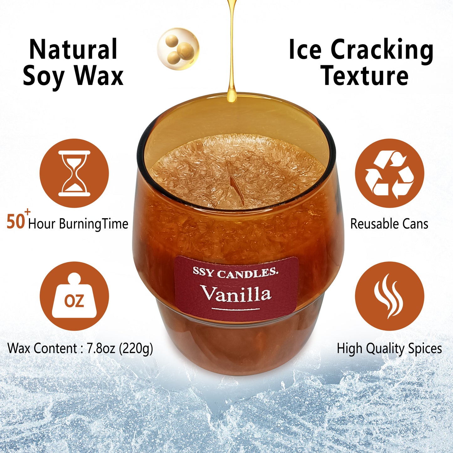 Romantic&relaxed Scented Candle Vanilla Scent Candles Wholesale Popular Candle Scent