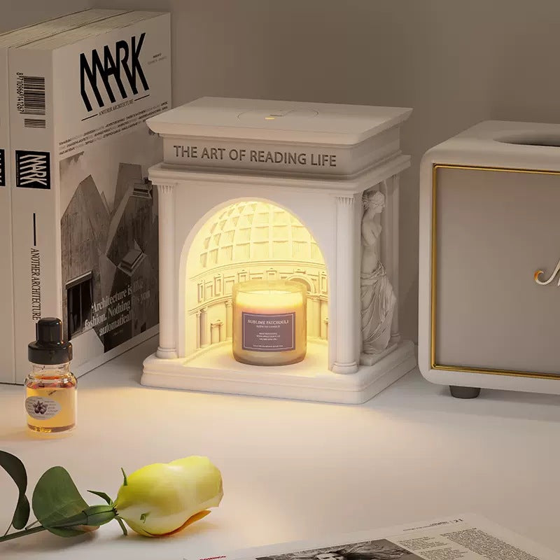 SSY Vela perfumada Lámpara de cera de fusión Lámpara de vela de fusión Personaje creativo Ambiente de palacio Luz decorativa 