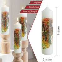 8 Inch Grim Reaper Pillar Candles 1pcs Pack