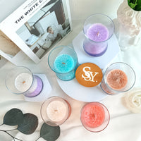 SSY Candle Sea Salt Heavenly Scent Candles Lightly Scented Candles Classic 3.5 oz Scented Candles Romantic