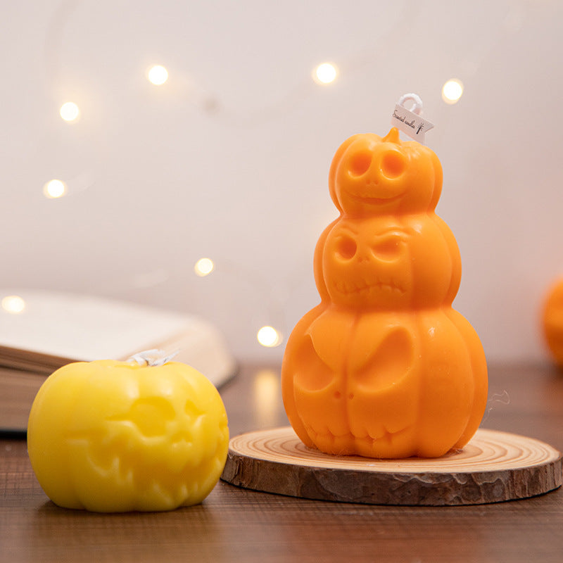 Trick or Treat！Halloween Pumpkin Scented Candles Ins Creative Home Decoration