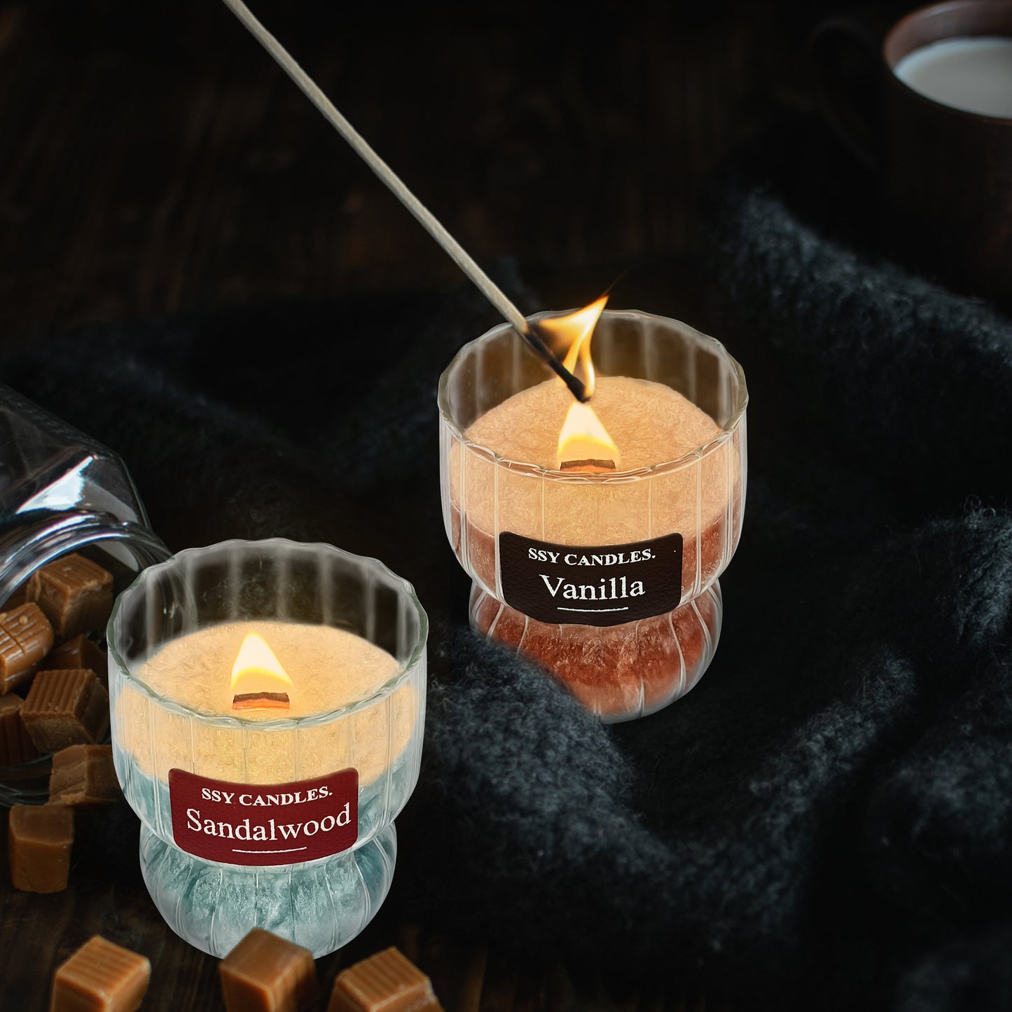 Wood Wick Scented Candles Natural Candles Scented High Quality and Cheap Scented Candles