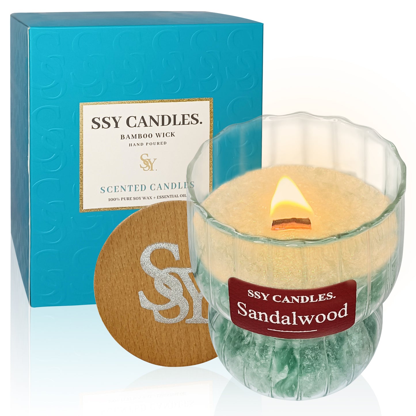 SSY Candles Scented Natural Soy Wax Luxury Scented Candles Flameless Scented Candles