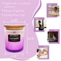 Velas SSY Velas aromáticas cálidas de lavanda Velas aromáticas caseras Ayudan a dormir Velas aromáticas a granel en frascos