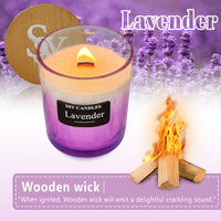 SSY Candles Lavender Warm Candle Scents Homemade Scented Candles Help Sleep Bulk Scented Candles in Jars