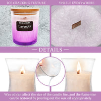 SSY Candles Lavender Warm Candle Scents Homemade Scented Candles Help Sleep Bulk Scented Candles in Jars