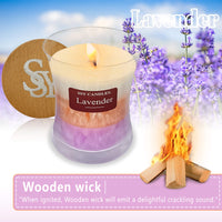 SSY Scented Candles Romantic Candle Scents Three Layers Jar Candle Popular Candle Scents Lavender