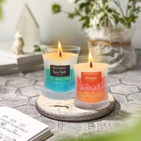 Velas aromáticas SSY, velas románticas, velas en tarro de tres capas, velas populares, aromas de sal marina 