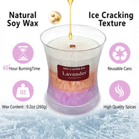 SSY Scented Candles Romantic Candle Scents Three Layers Jar Candle Popular Candle Scents Lavender