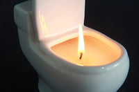 Must Fire！Creative Funny Mini Toilet Shape Scented Candle Westin White Tea