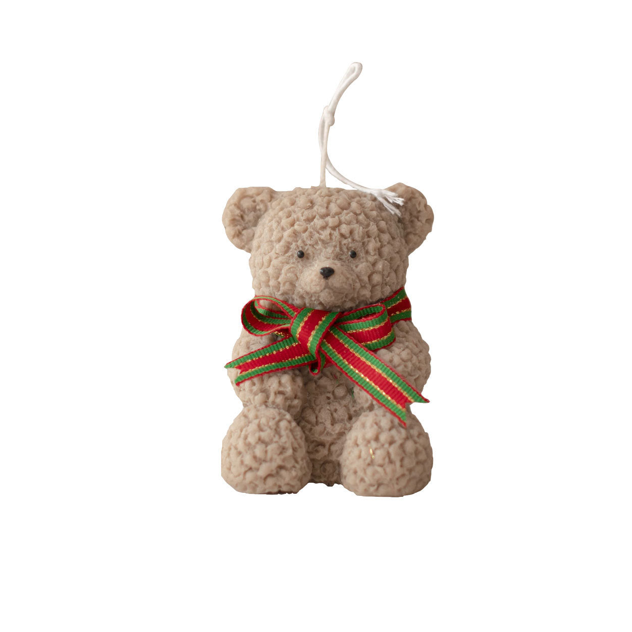 Merry Christmas! Christmas Bear Scented Candle Holiday Decoration Ornament Gift Brown