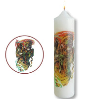 8 Inch Grim Reaper Pillar Candles 1pcs Pack