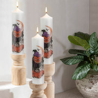 8 Inch Pumpkin Pillar Candles 1pcs Pack