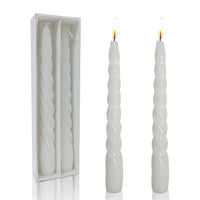 7.3 Inch Handmade Unscented Candle Sticks Taper Candles Pack of 2pcs